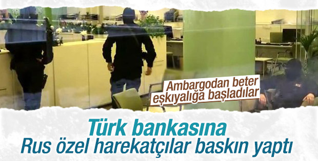 Rusya'da Garanti Bankası'na polis baskını