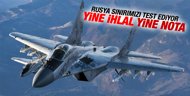 Rus savaş uçakları yine Türk hava sahasını ihlal etti