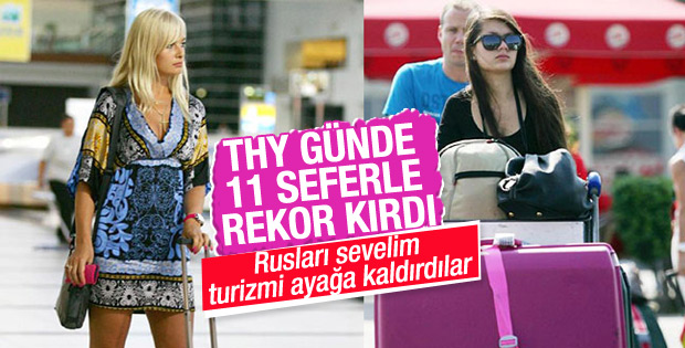 Rusya'ya rekor sefer