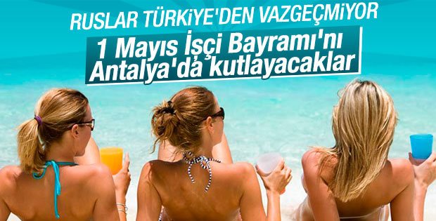 Rus turistlerin tatil için gözde ülkesi Türkiye