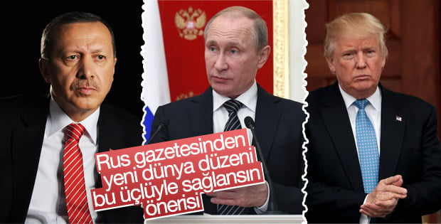 Rus gazetesinden Putin-Erdoğan-Trump önerisi