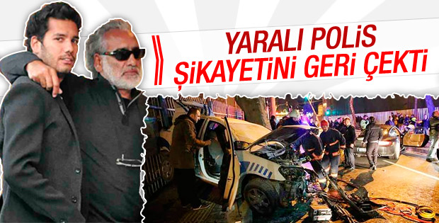 Rüzgar Çetin'in yaraladığı polis şikayetinden vazgeçti