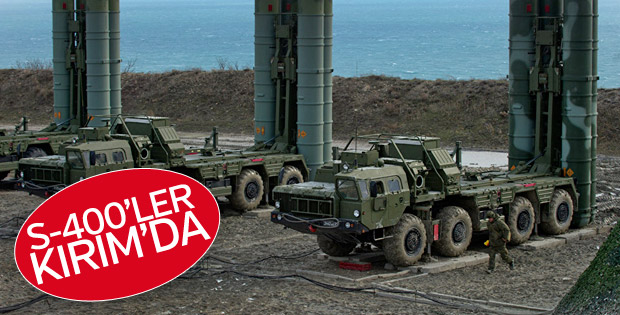 S-400 bataryası Kırım’ın Ukrayna sınırında nöbete başladı S-400 bataryası Kırım’ın Ukrayna sınırında nöbete başladı
