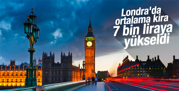 Londra'da kira fiyatları arttı