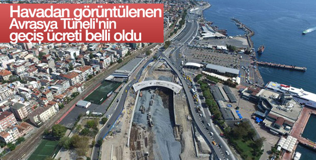 Avrasya Tüneli havadan görüntülendi