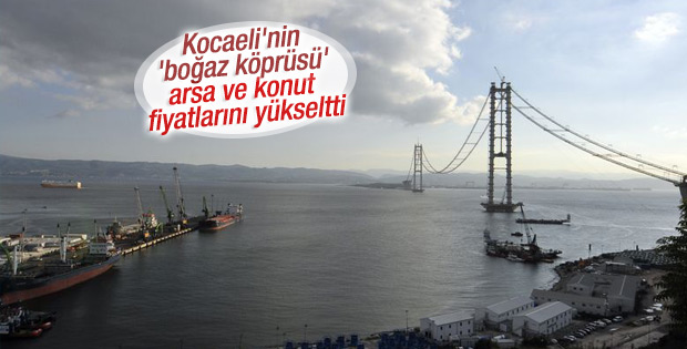 Kocaeli'de arsa ve konut fiyatlarını yükseldi