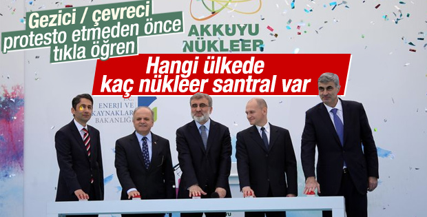 Taner Yıldız Akkuyu Enerji Santrali'nin temelini attı