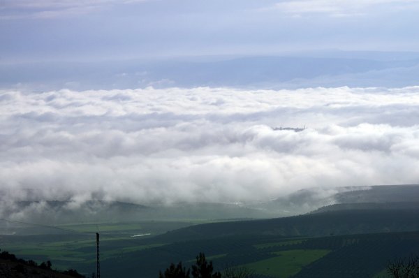 Suriye sınırında yoğun sis