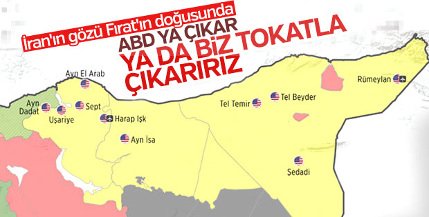 İran'dan ABD'ye Fırat'ın doğusu uyarısı