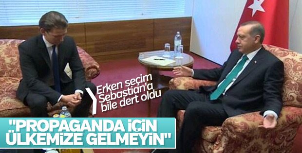 Avusturya, Erdoğan propagandasına izin vermeyecek