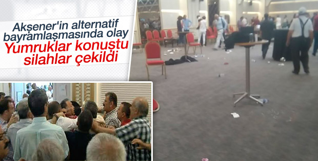 Meral Akşener'in bayramlaştığı otelde kavga