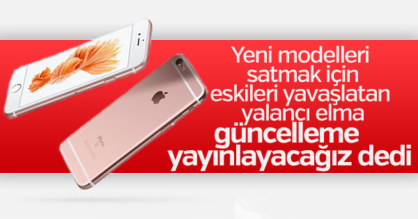 Apple, yeni güncellemeyle pil sorununu çözecek