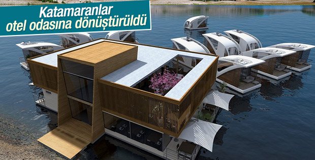 Yüzen otel tasarlandı