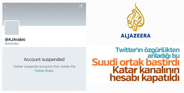 El-Cezire'ye bir darbe de Twitter'dan
