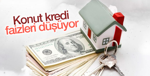 Konutta faiz oranını yüzde 1'in altına düşürüldü