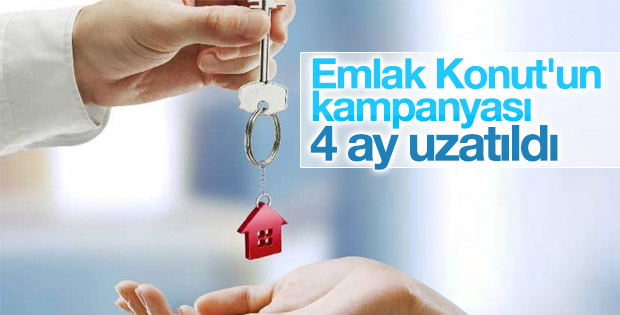 Emlak Konut kampanyasının süresi uzatıldı