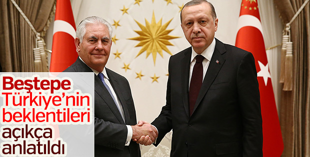 Erdoğan Türkiye'nin önceliklerini ABD temsilcisine iletti