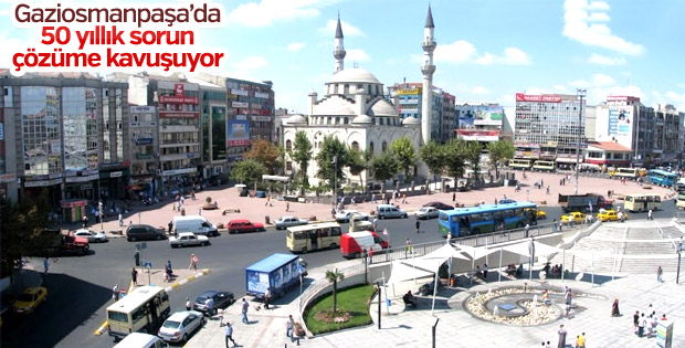 Gaziosmanpaşa’da 50 yıllık sorun çözüme kavuşuyor