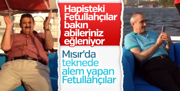 Gri listedeki FETÖ'cüler, Mısır'da tekne gezisi yaptı