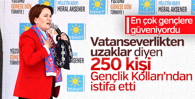 Meral'in gençlerinden toplu istifa