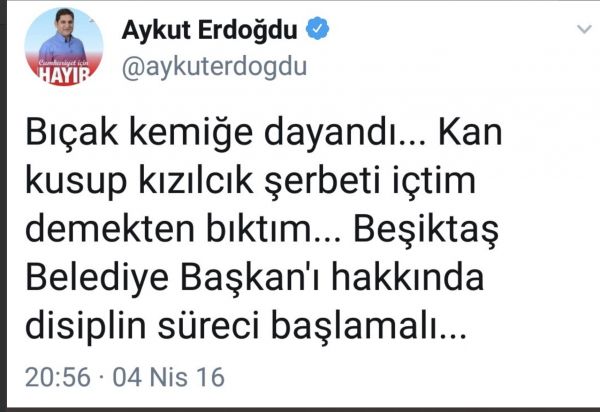 Aykut Erdoğdu'nun Murat Hazinedar fikri değişti