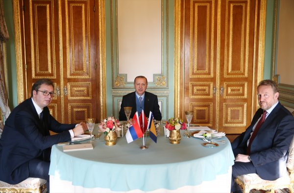 Erdoğan, Boşnak ve Sırp liderleri bir araya getirdi