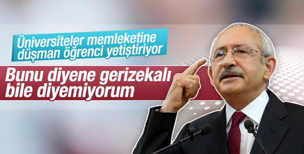 Kılıçdaroğlu'ndan rektör yardımcısına: Gerizekalı