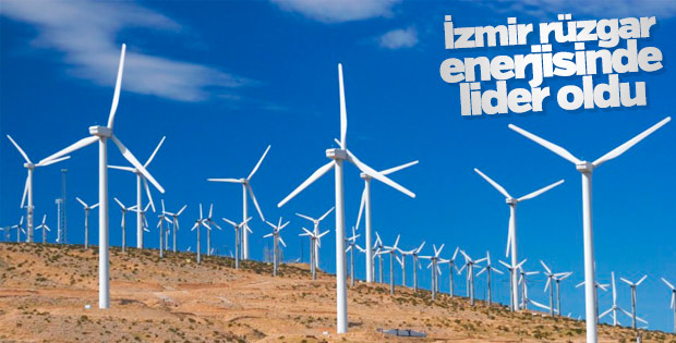 İzmir rüzgar enerjisinde lider oldu