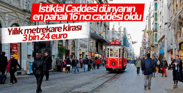 Dünyanın en pahalı 16'ncı caddesi belli oldu