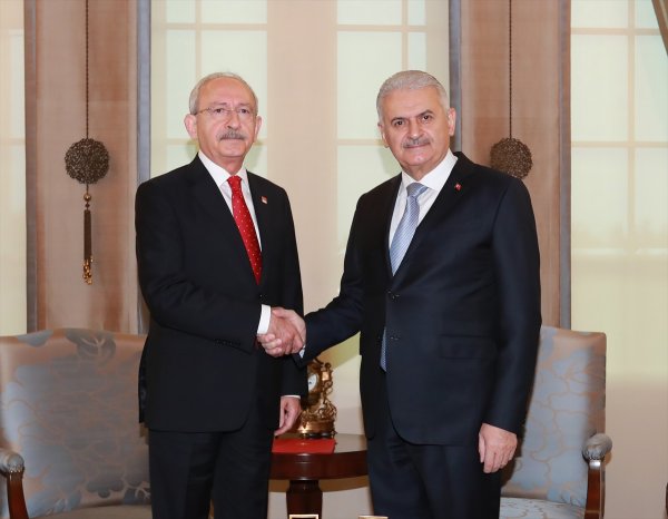 Başbakan Binali Yıldırım, Kılıdaroğlu'nu kabul etti