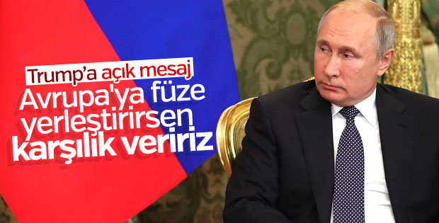 Putin'den Trump'a nükleer anlaşma uyarısı