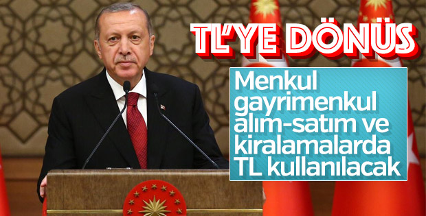 Erdoğan'dan döviz kararı