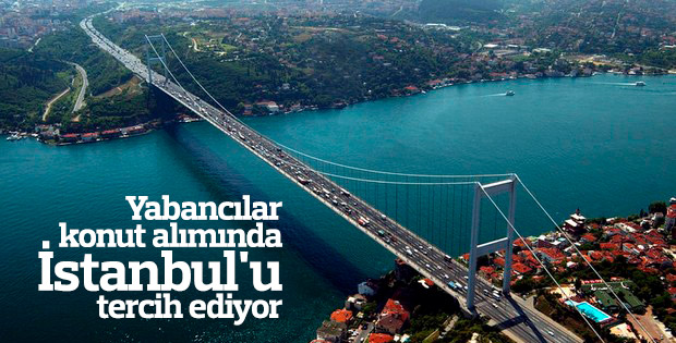 Yabancılar İstanbul'dan konut alıyor