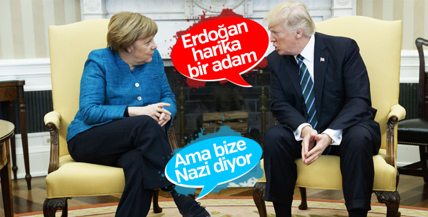 Merkel ve Trump, Erdoğan'ı konuşmuş