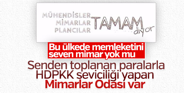 Mimarlar ve mühendisler oy devşirme peşinde