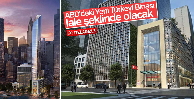 ABD'deki Yeni Türkevi Binası lale şeklinde olacak