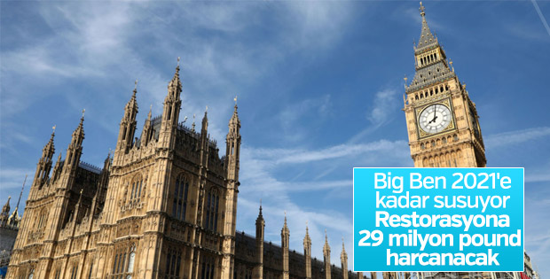 Londra'nın simgesi Big Ben restore ediliyor