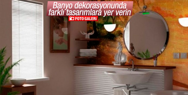 Banyonuzu farklı dekore edin
