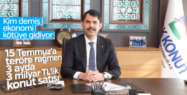 Emlak Konut 3 ayda 2 milyar liralık satış gerçekleştirdi
