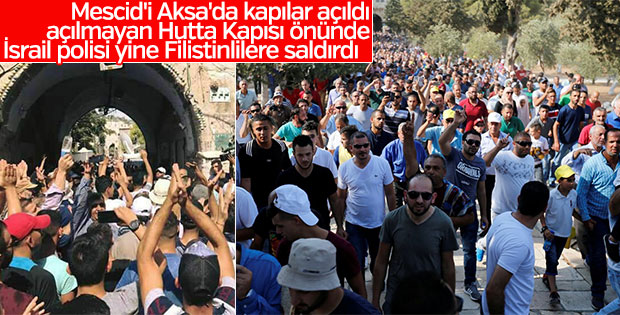 Mescid-i Aksa'nın kapıları tepkiler üzerine açıldı