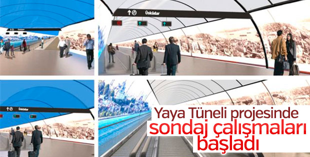 Yaya Tüneli Projesi'nde sondaj çalışmaları başladı