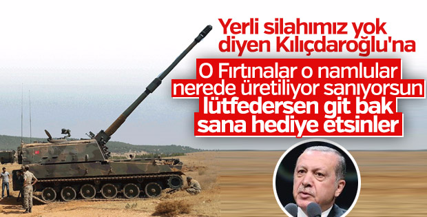Cumhurbaşkanı: Obüsler, Fırtınalar bu ülkede yapılıyor