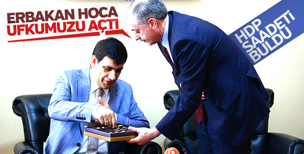 Saadet Partisi'nin HDP ziyaretinde Erbakan konuşuldu