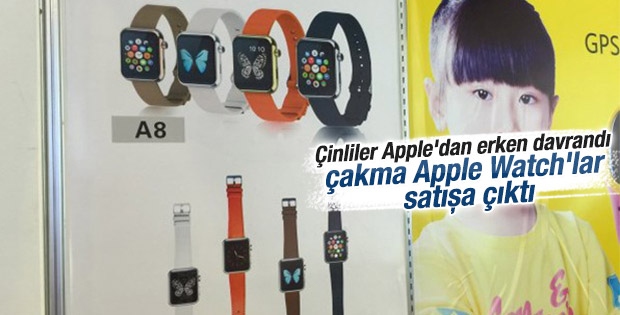 Çin'de çakma Apple Watch'lar satışa çıktı