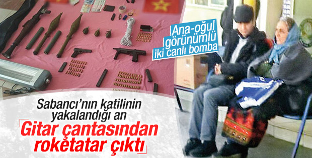 Sabancı faillerinin gitar kutusundan mühimmat çıktı