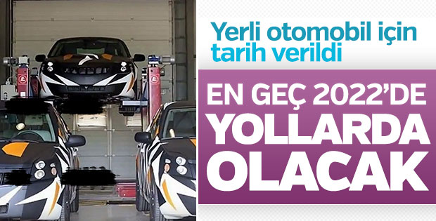 Yerli otomobil en geç 2022'de yollarda