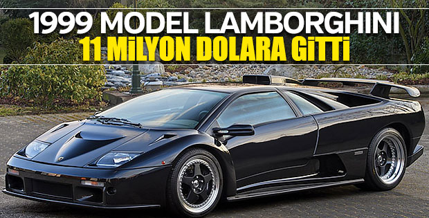 1999 model Lamborghini 11 milyon dolara satıldı
