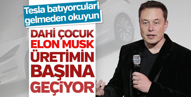 Çöküşe geçen Tesla'da Elon Musk direksiyonu devraldı