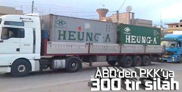 ABD terör örgütüne mühimmat taşıdı