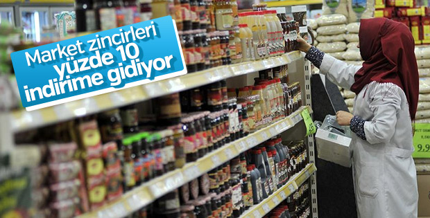 50 ürüne asgari yüzde 10 indirim